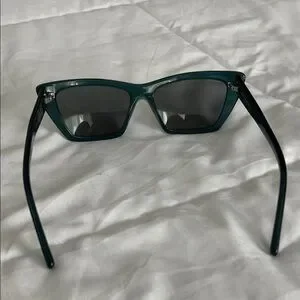 Saint Laurent Black and Teal Sunglasses Saint Laurent | Accessories | Saint Laurent Black And Teal  main image 4